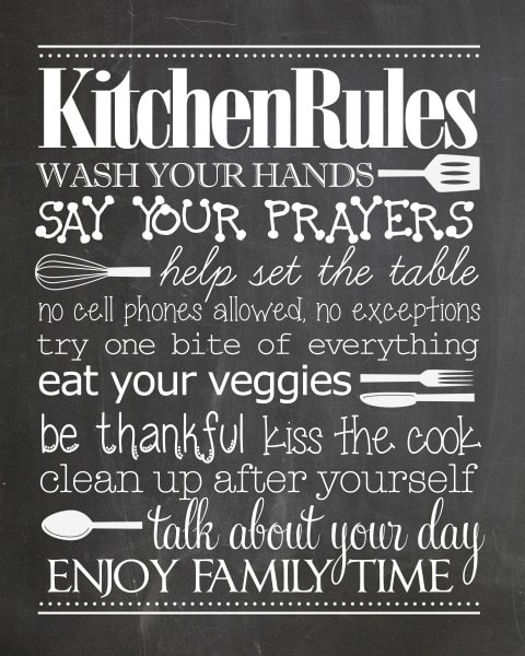 bathroom rules