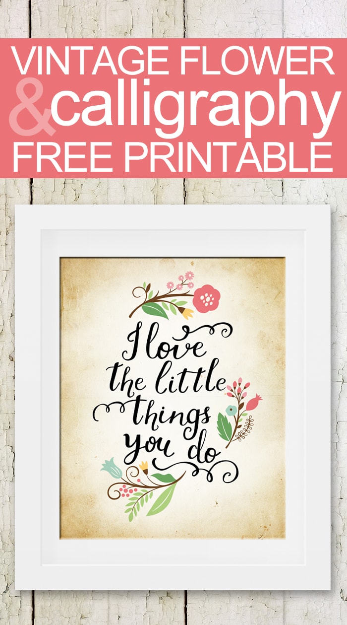 VINTAGE GIRLY FREE PRINTABLE