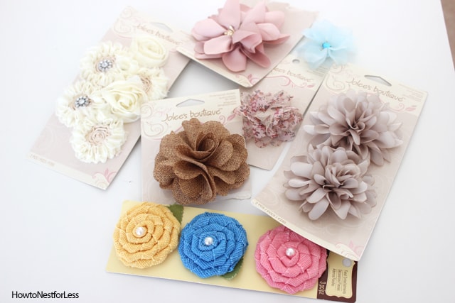 accent flower embellishments