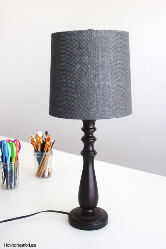 great room navy lamp shade