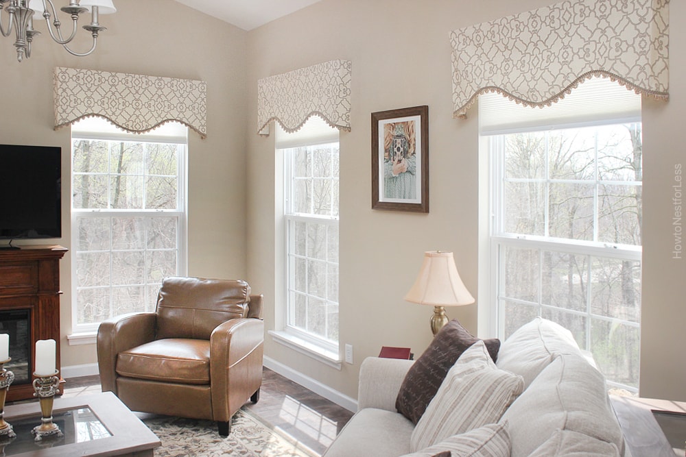 hearth room window treatments