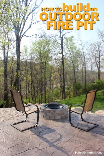 How To Build A Patio Firepit How To Nest For Less