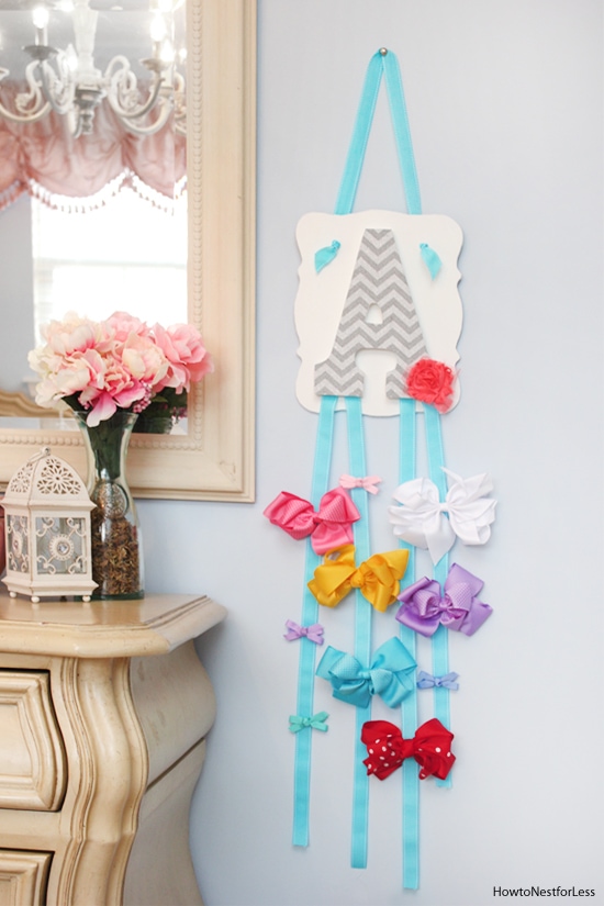 DIY Hair Bow Holder Tutorial ~ That Used To Be a Picture Frame