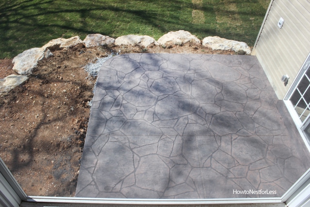 Stamped Concrete Patios + Upcoming Weekend Project - How to Nest for Less™