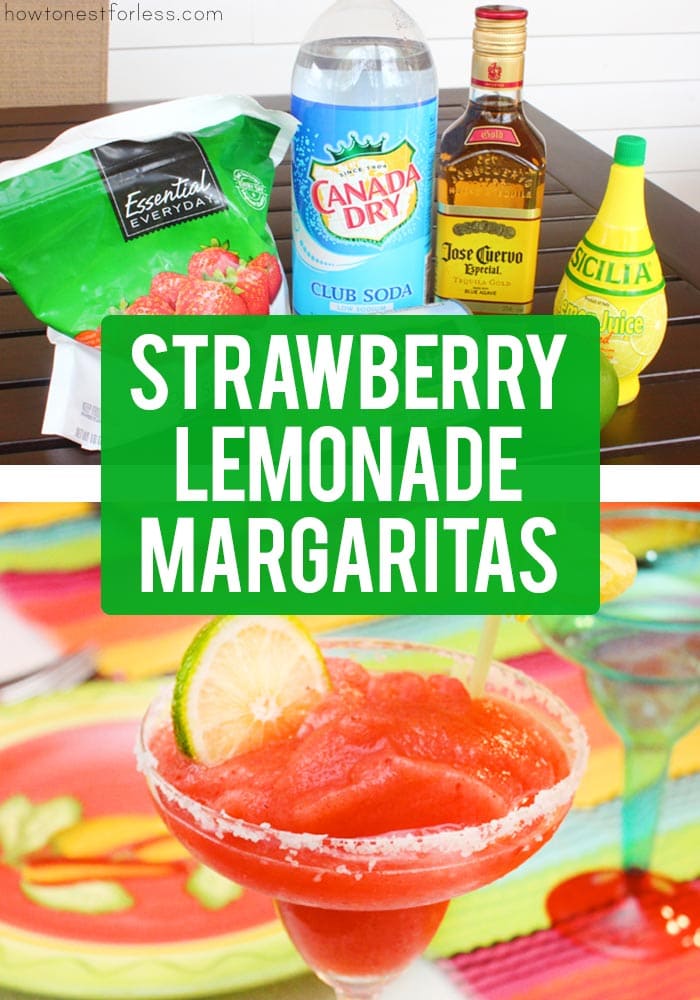 Strawberry Lemonade Margaritas