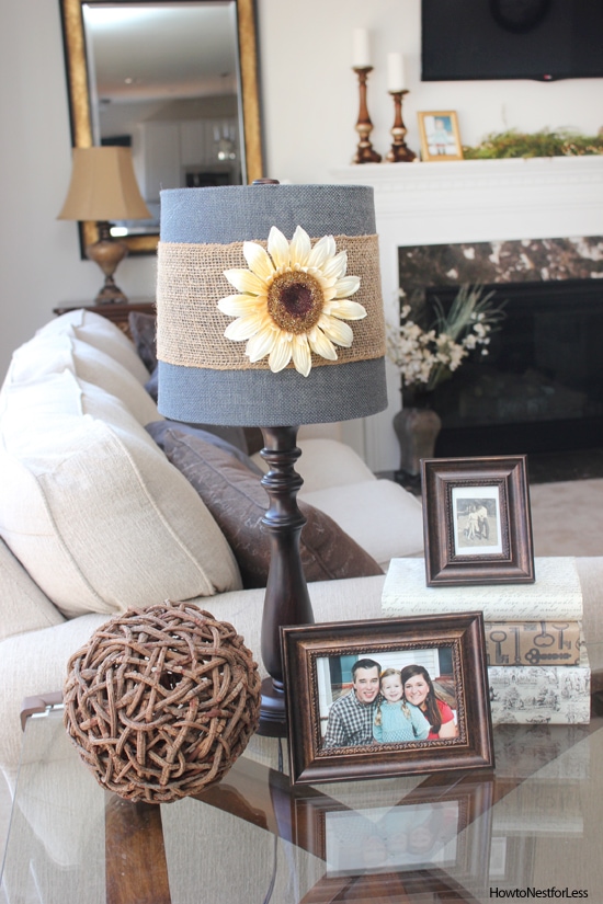 updated crafty lamp shade