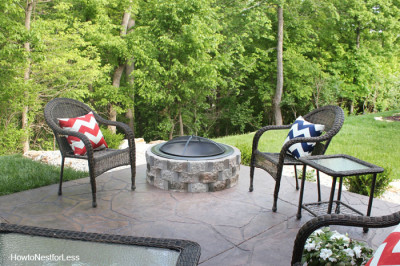 Backyard Patio Makeover - How to Nest for Less™