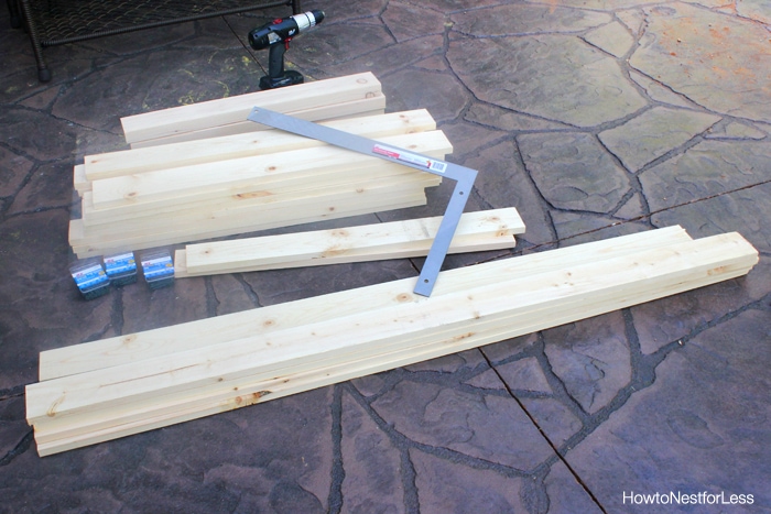 build a patio dining table