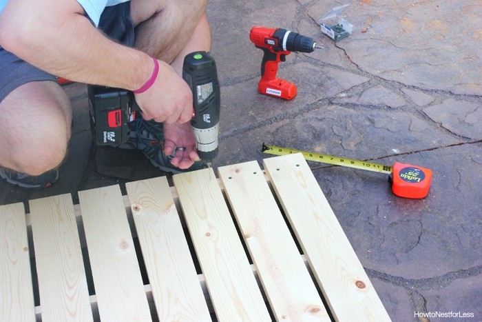 build a patio table