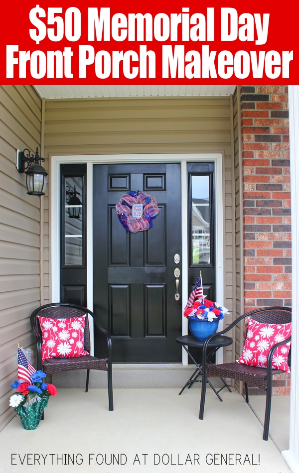 Memorial Day Front Porch Makeover