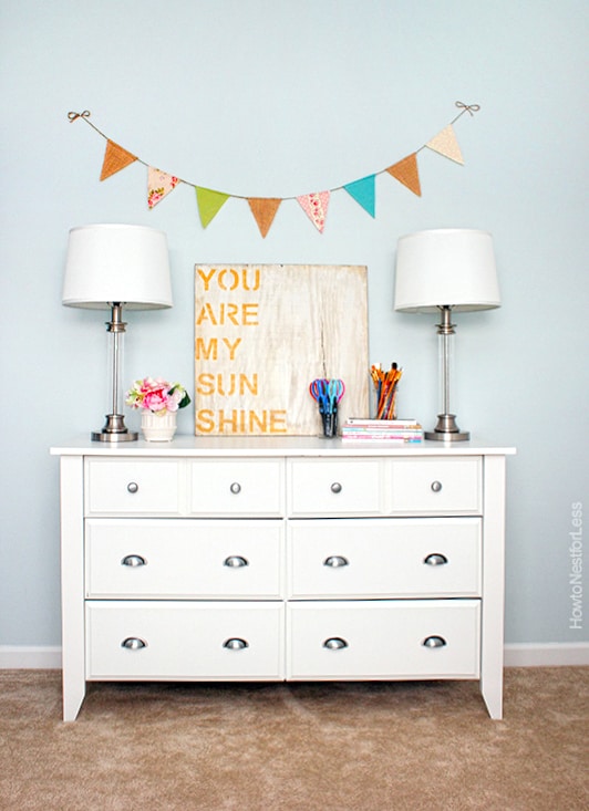 craft room storage dresser