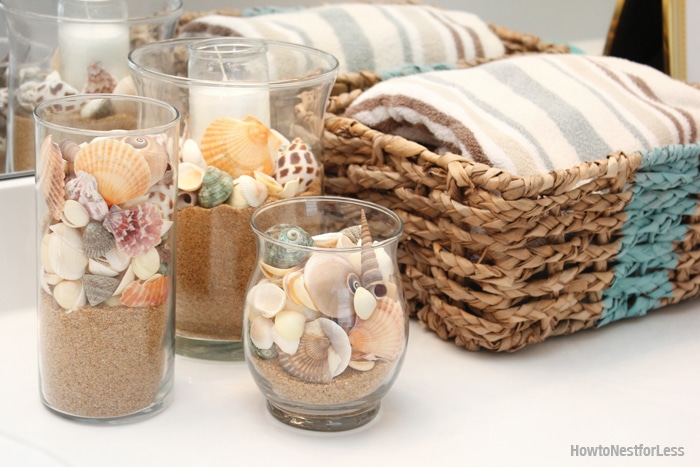 shells on bathroom shelves - Tropical - Bathroom - Other