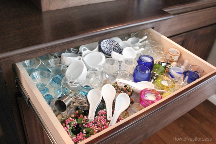 dining room built in drawers