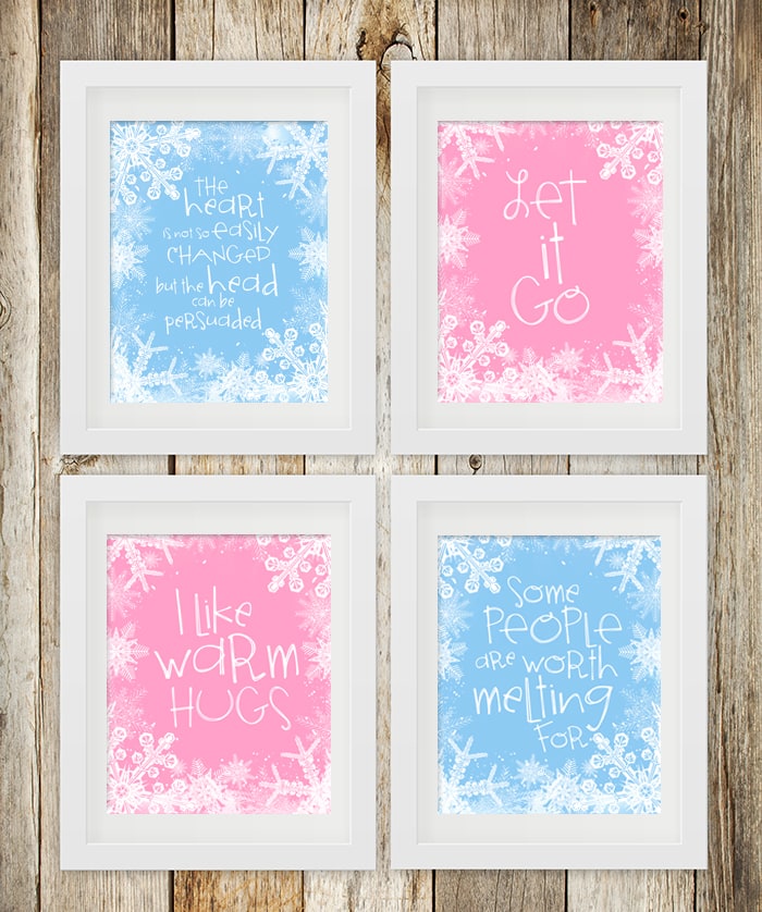 frozen quote free printables