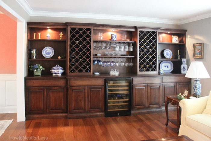 wine themed living room