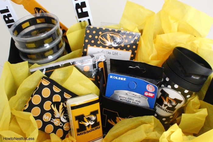 college back to school gift basket