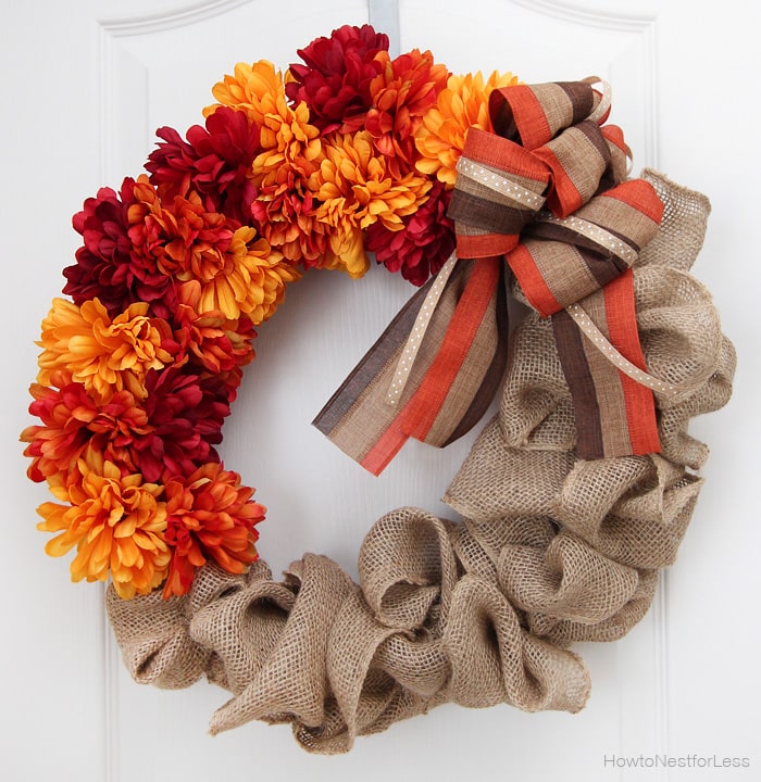 Using Faux Flowers in Your Fall and Winter Decor - BEES 'N BURLAP