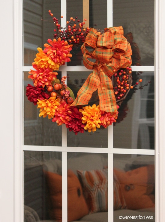 fall home decor wreath