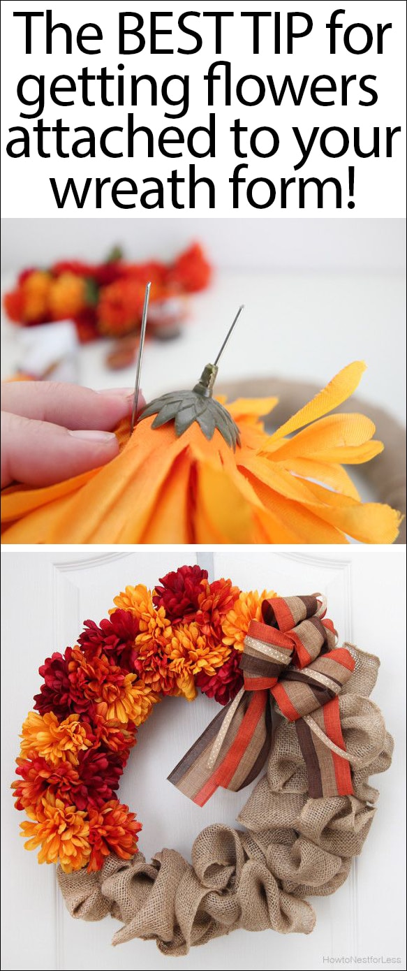 flower wreath tips and trick