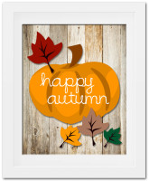 Happy Autumn FREE Printable! - How to Nest for Less™
