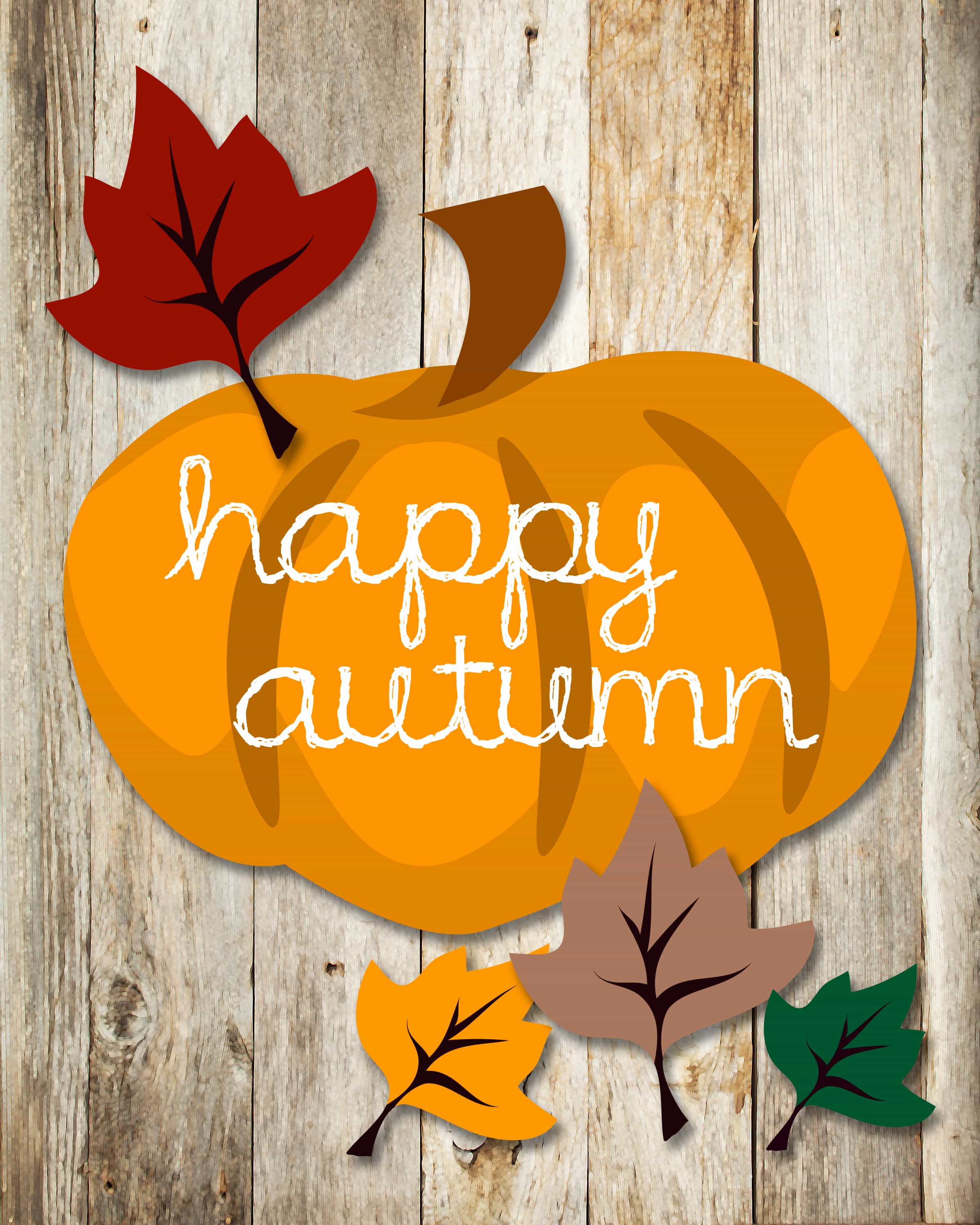 Happy Autumn Bunting Banner How to Nest for Less™