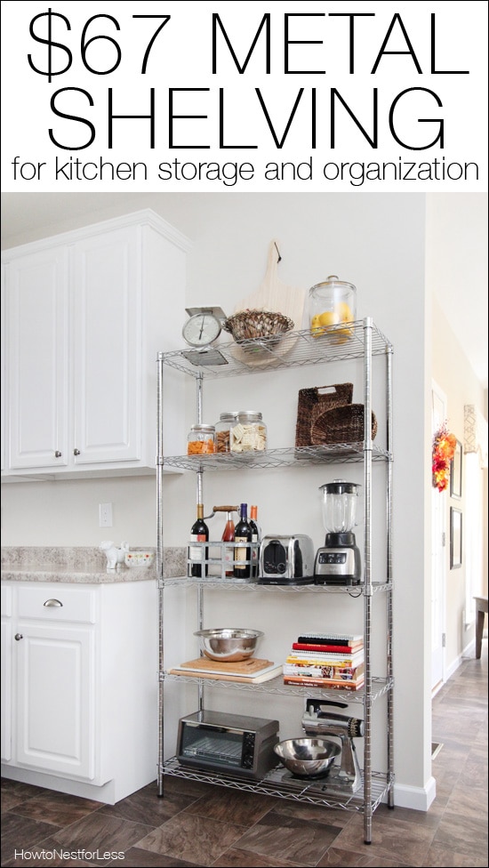 kitchen shelving unit