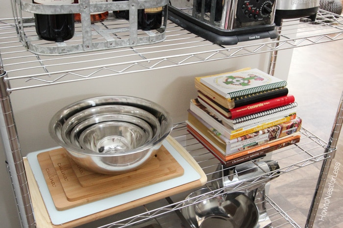 kitchen wire shelving unit