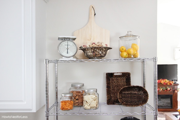 kitchen wire shelving unit