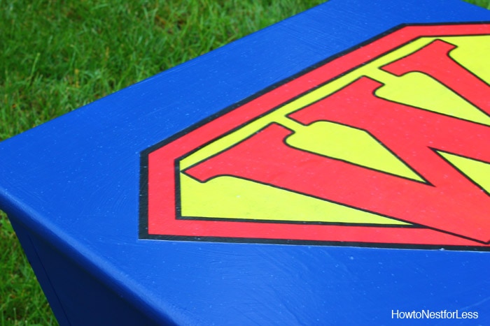 superhero kids toy box