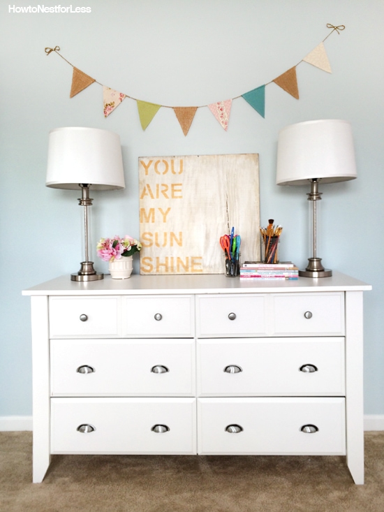 craft room dresser