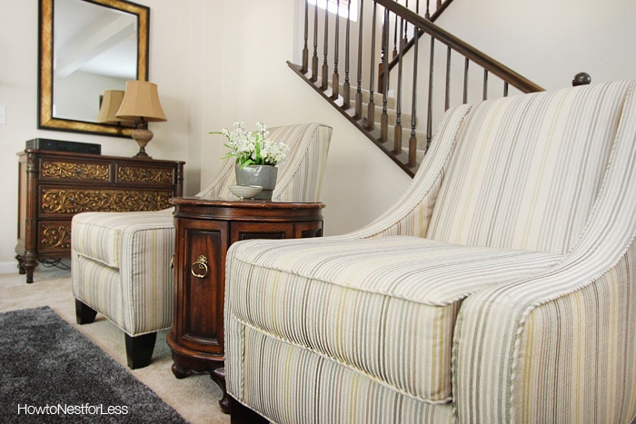 family room makeover chairs