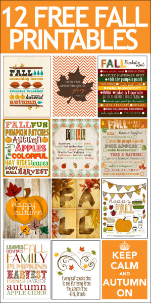 free fall printables