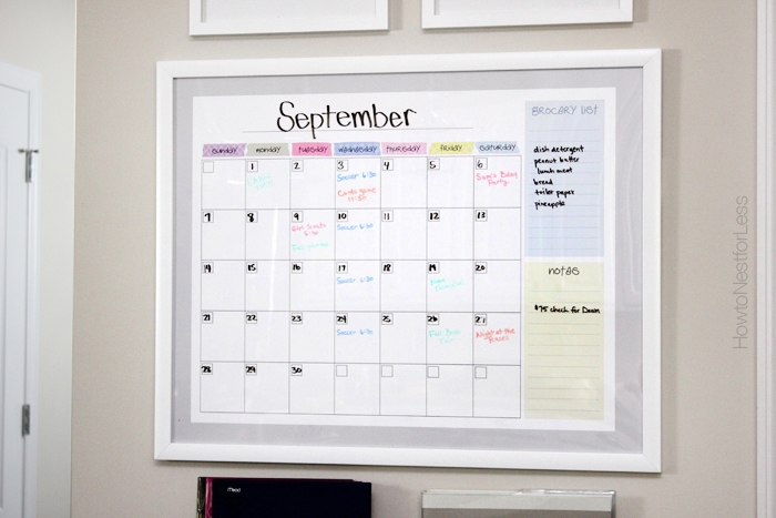 kitchen command center calendar