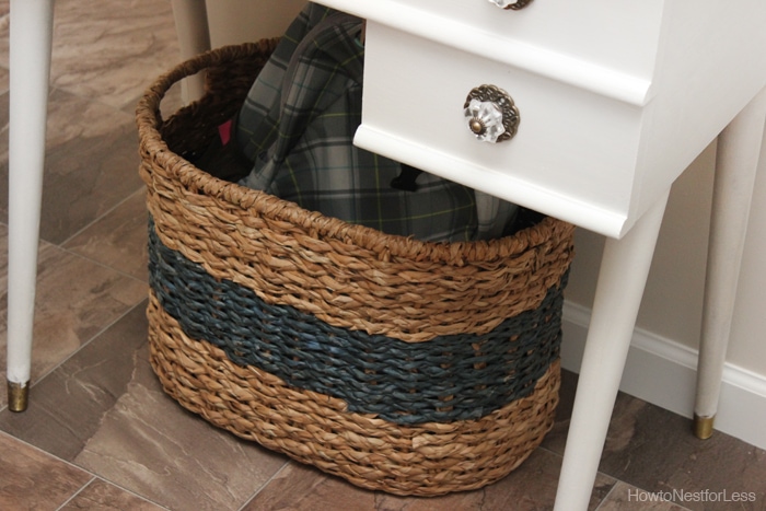 kitchen landing center basket