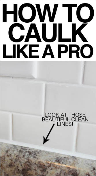 how to caulk like a pro