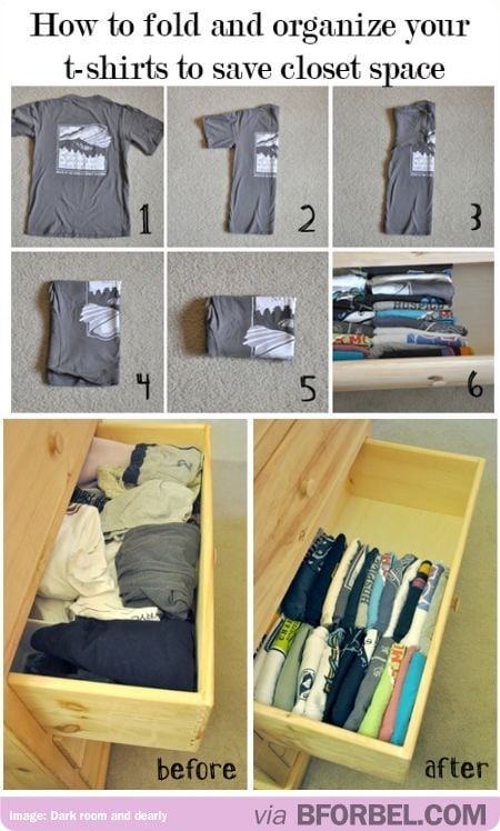 how to fold laundry