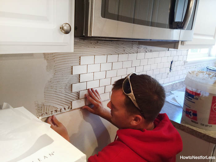 how to tile a backsplash