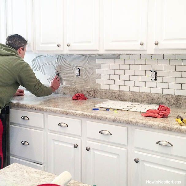 kitchen backsplash tutorial