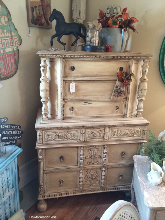 Red Posie + Dining Room Buffet