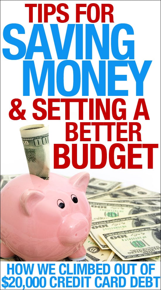 More Tips for Saving Money and Setting a Budget