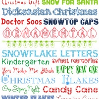 25 Christmas Fonts