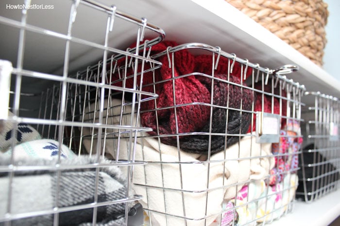 organized coat closet