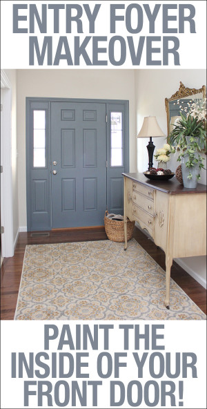 Entryway Foyer Makeover - How to Nest for Less™