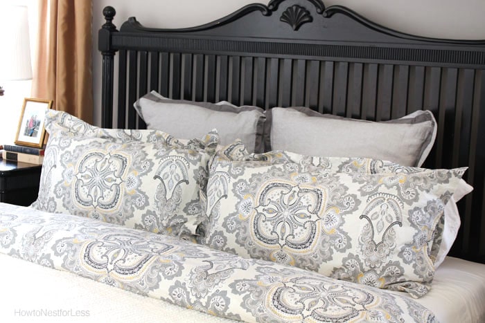 master bedroom pottery barn duvet