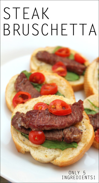 steak bruschetta