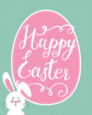 Happy Easter Bunny Printable - How to Nest for Less™