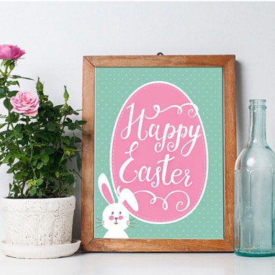 Happy Easter Bunny Printable - How to Nest for Less™