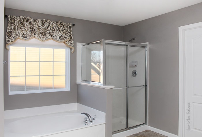 master bathroom functional gray