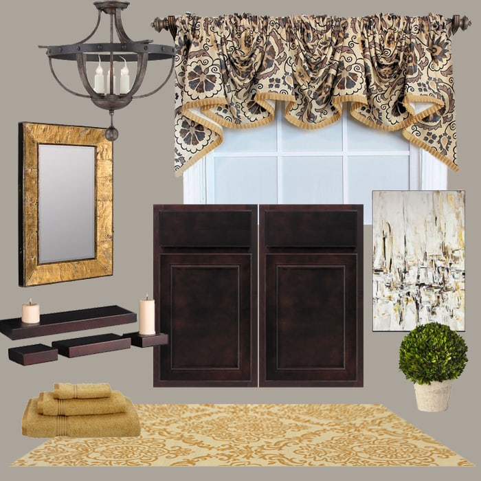 master bathroom mood board