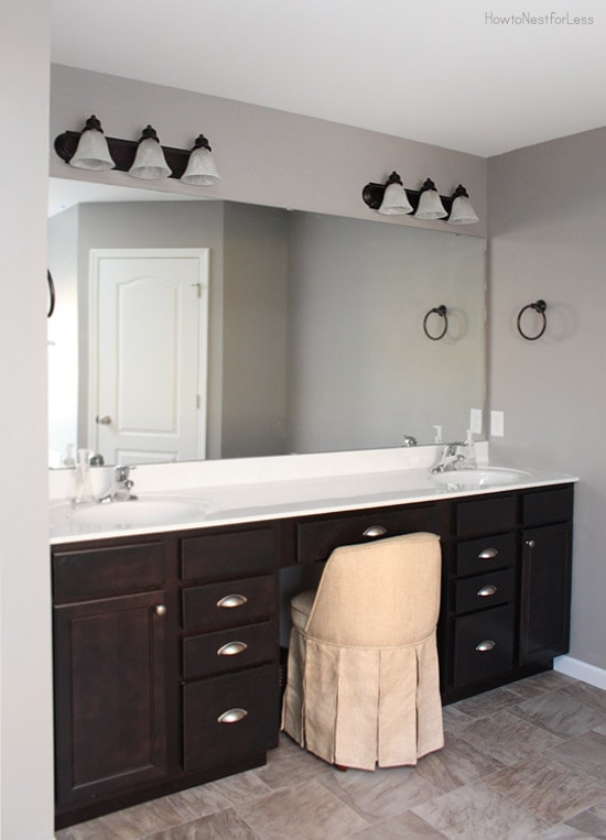 master bathroom vanity